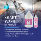 Chris Christensen SmartWash50 Ultra Concentrated Dog Shampoo - Cherry & Oats - 1 Gallon view 1