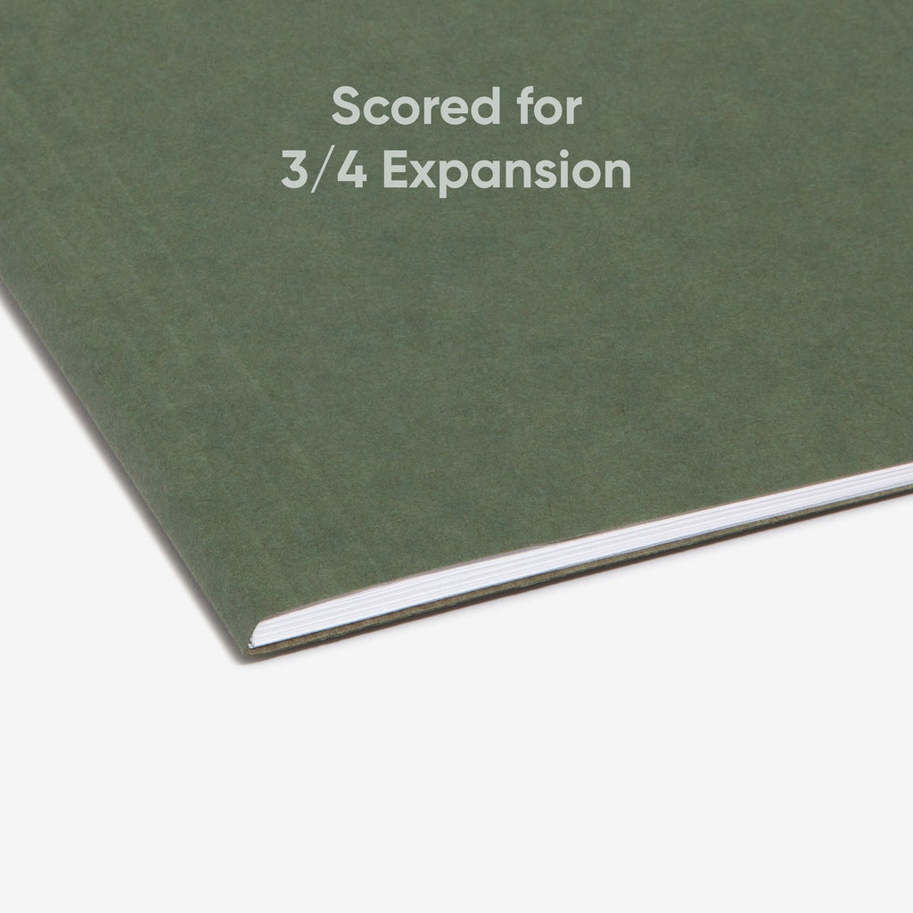 Smead Hanging File Folder, 1/5-Cut Adjustable Tab, Letter Size, Standard Green, Hanging (additional view 4)
