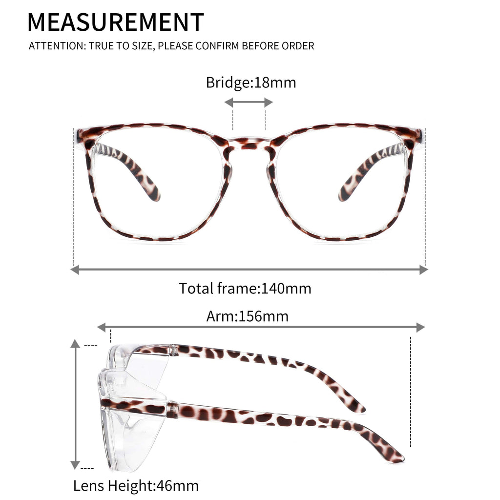 Alsenor Safety Glasses with Anti-Fog, Blue Light Blocking, Anti-Dust, UV Protection - view 5