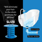 TubShroom The Revolutionary Tub Drain Protector Hair - Blue view 3
