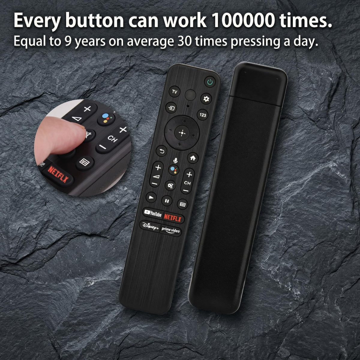 Replacement for Sony TV Voice Remote,for All Sony Bravia Smart TV (additional view 3)