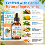 Carmelie Yeast Infection Treatment for Dogs, Ear Paw Itch Discomfort Care (additional view 5)