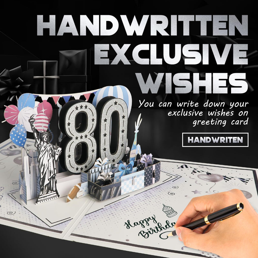 Birthday Card Gifts for Men Women, Large 3D Pop-up