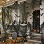 Qtisky Halloween Gauze Creepy Cloth