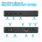 Koncept Dell D3100 USB 3.0 Docking Station, 65W 4K Triple Display Dual Monitor Dock