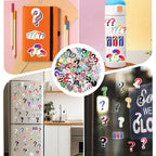 GEEHUA 120pcs Question Mark Stickers, Question Mark Waterproof Self Adhesive Vinyl Stickers for Question Marks Decal (Pack of 120)