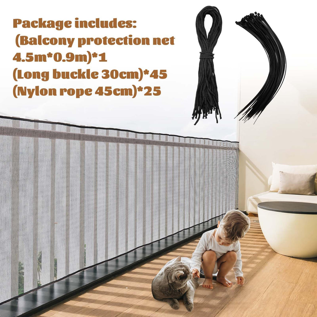 Hosuly Banister Guard Balcony Netting