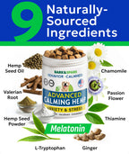 BARK&SPARK Hemp Calming Treats for Dogs - Stress, Anxiety Relief Treats (BS102_ADVANCED)