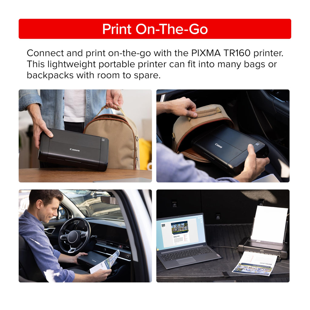 Canon PIXMA TR160 Color Wireless Portable Printer (7069C002)