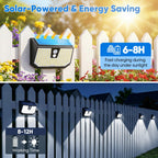 Brightever 20 Packs Solar Motion Sensor Lights Outdoor Waterproof, Solar Powered Fence (additional view 4)