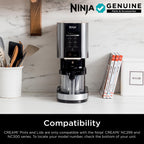 Ninja XSKPLD4BCD CREAMi Original Pints, 4 Count, Compatible with NC299AMZ and NC300s Series, BPA-Free, Dishwasher Safe (Pack of 4)