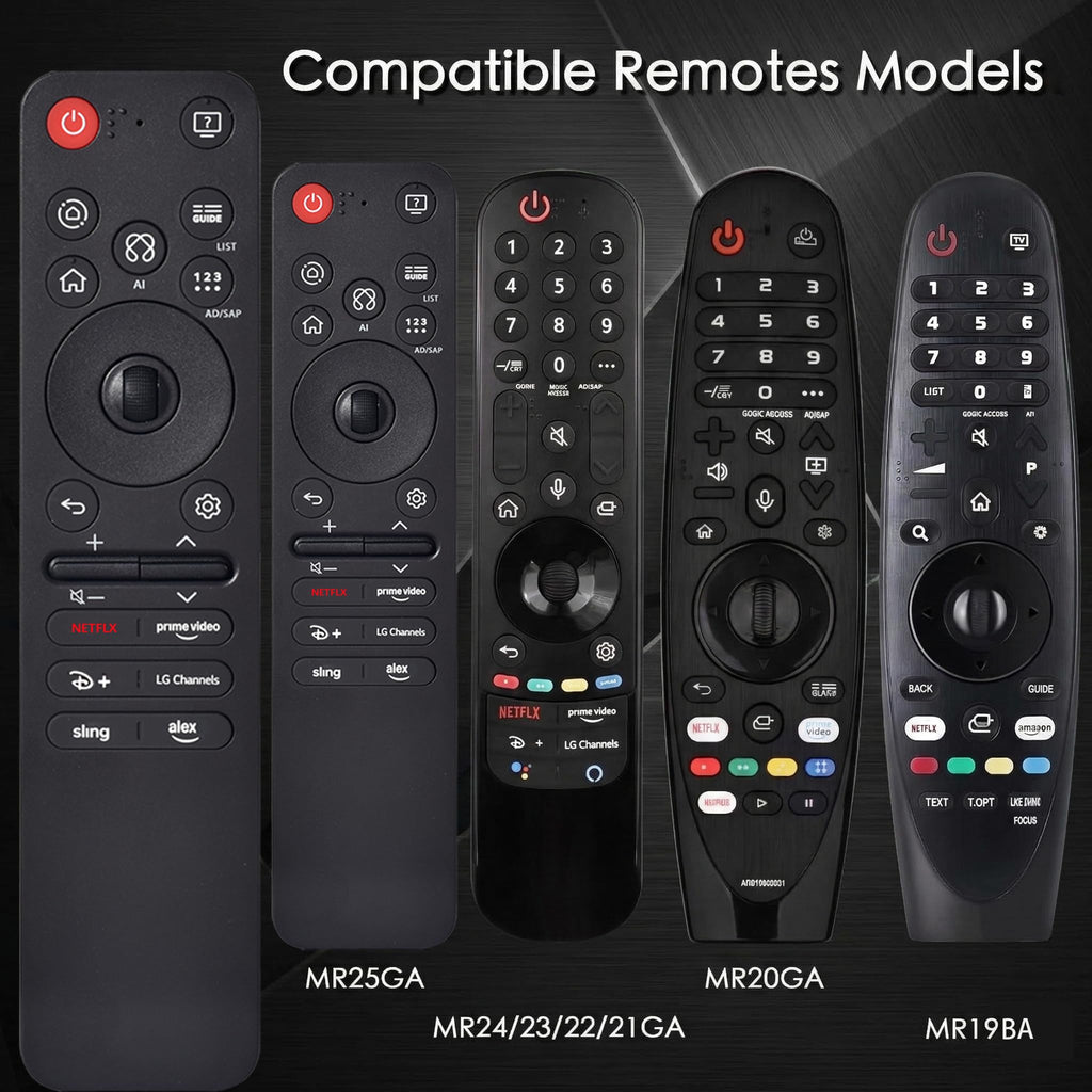 AI Magic Voice Remote for LG WebOS Smart TV with Pointer Function (additional view 1)