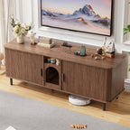 ONBRILL 65 Inches Cat Litter Box Enclosure for 2 Cats