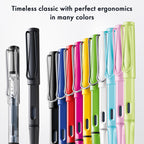 Lamy Fountain Pen with ergonomic grip & polished steel nib - vista / Medium Nib view 6