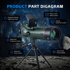 Digital Telescope,Professional Auto-Focus Digital Refractor Smart Telescope (additional view 8)