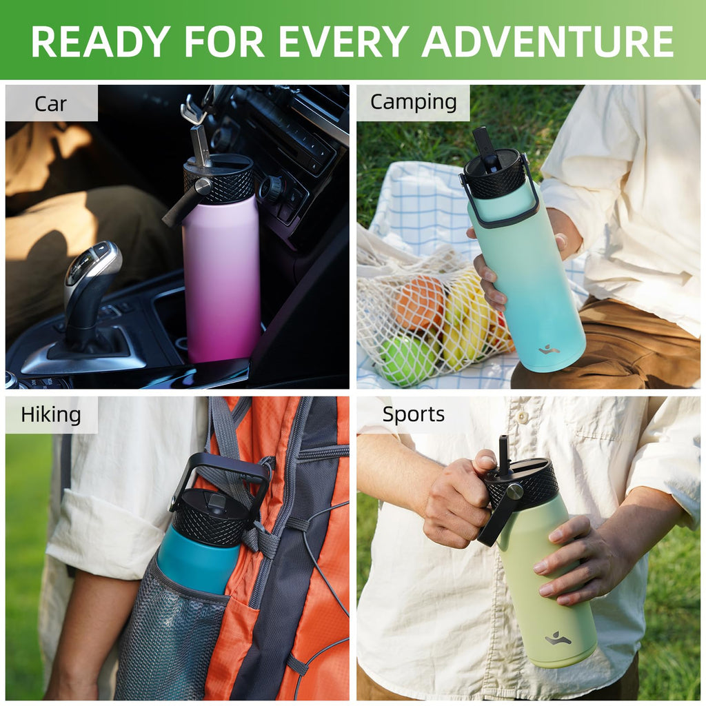 Konokyo oz Insulated Stainless Steel Water Bottle