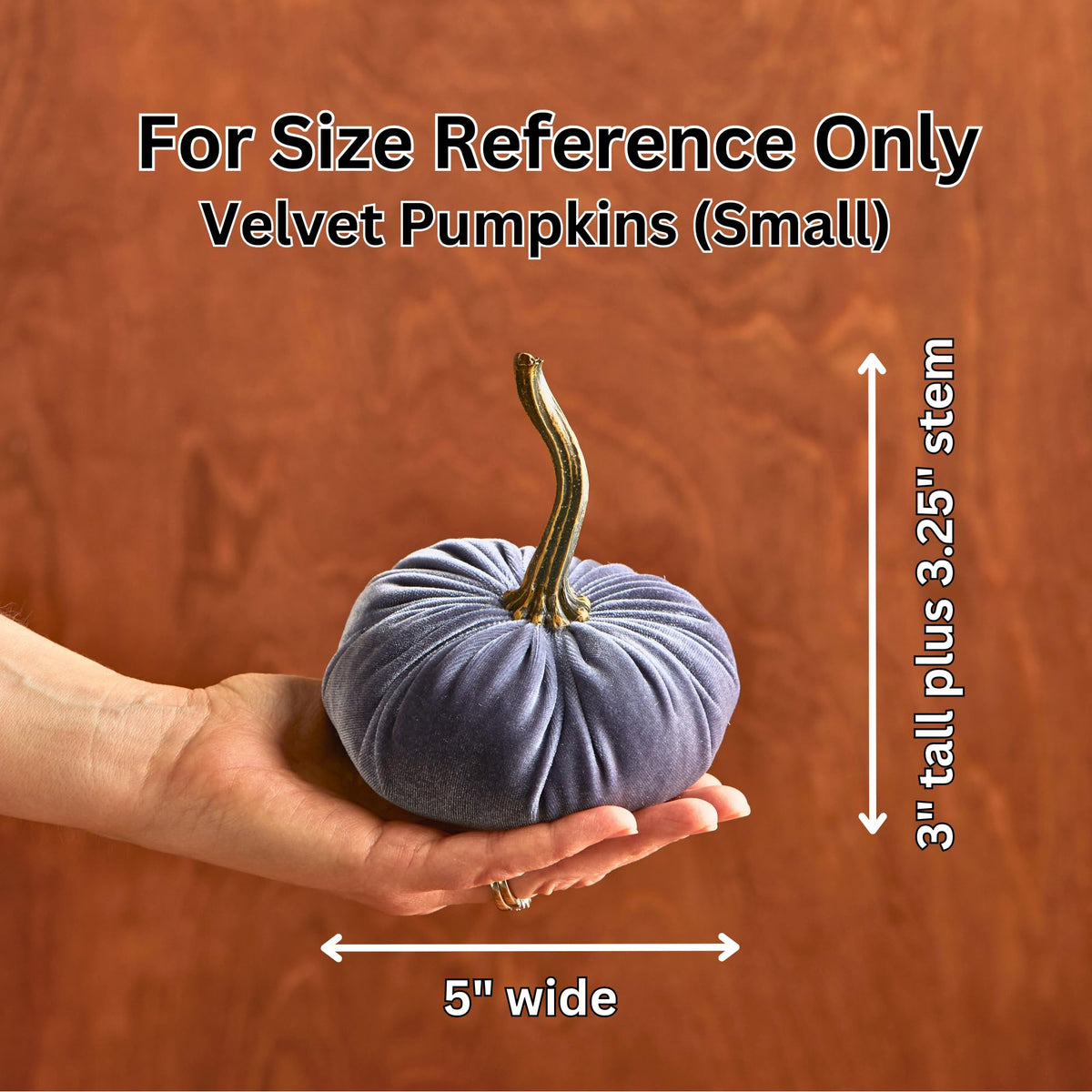 Your Heart's Content Small Velvet Pumpkin Set