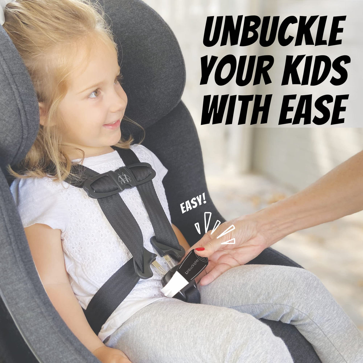 UnbuckleMe Car Seat Buckle Release Tool - Black & White view 1