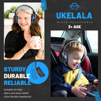 UKELALA U2C Type C Headphones - Black/Blue view 3