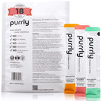 Purrly Lickable Wet Cat Treats Healthy Grain-Free Chicken Variety Pack (18 Count) Squeezable Creamy Purée with (Pack of 18)