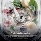 Ninja Nutri-Plus Personal Blender, 900PW, (3) 20oz Cups, Silver, BN301 (additional view 4)