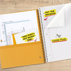 Five Star Spiral Notebook + Study App, 5 Subject, College Ruled Paper, 8-1/2" x 11", 200 Sheets, Fights Ink Bleed, Water Resistant Cover
