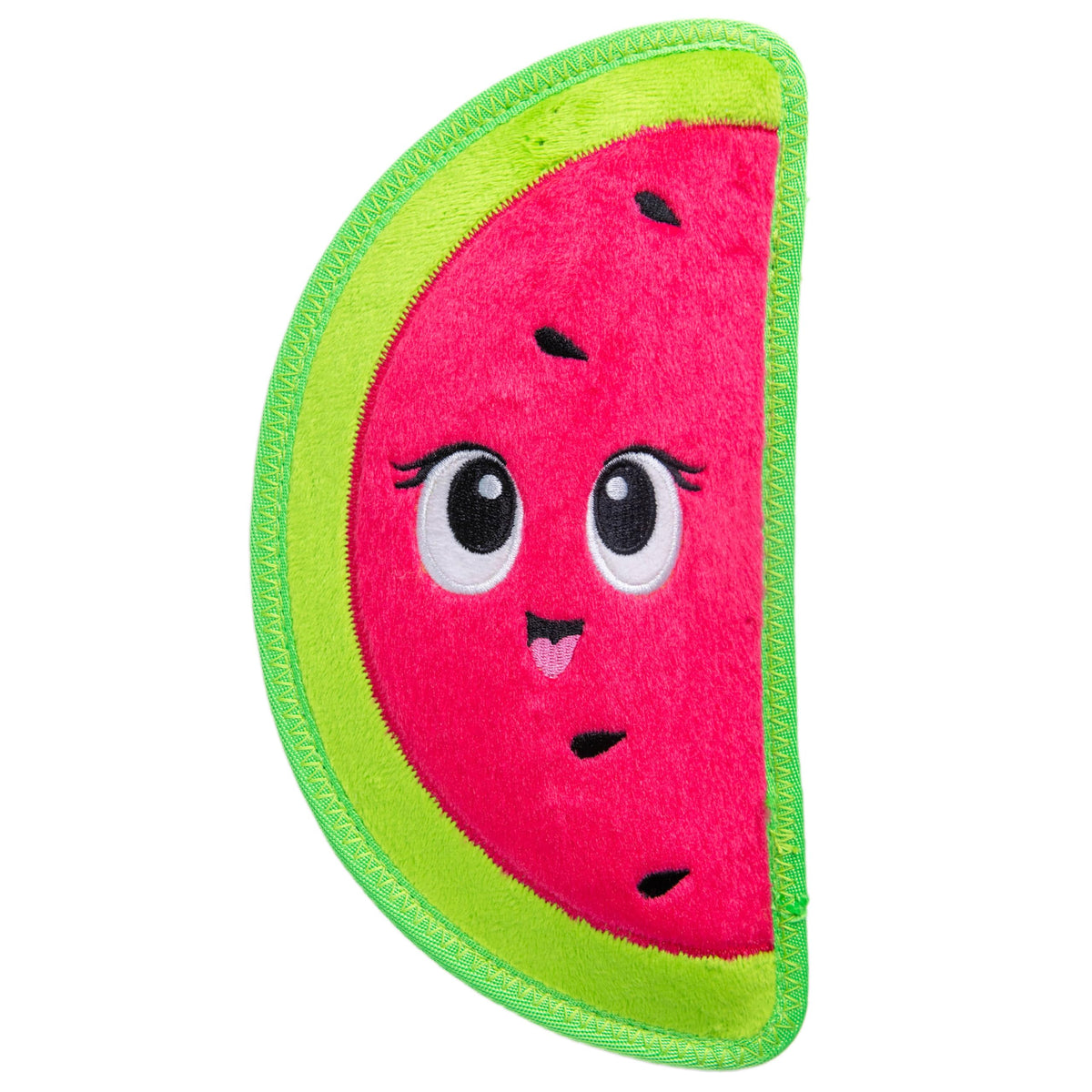 Outward Hound Tough Skinz Durable Squeaky Dog Toy with Two Tough Layers - Watermelon / Medium