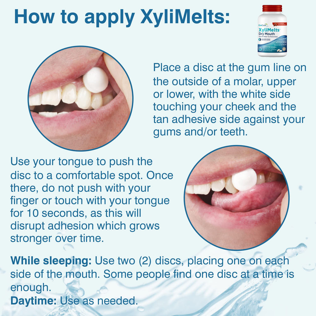 Oracoat XyliMelts for Dry Mouth Night Time or Day - Cinnamon / 100 Count (Pack of 1) view 1