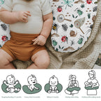 Nursing Pillow Covers for Boy Girl Bees - Hunt view 5