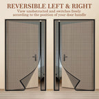 Yotache Magnetic Screen Door Fits 72"x80" Doors, Reversible Side Opening