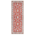 Keen Home Design Vintage Washable Runner Rug, Non-Slip Low Pile, 2x7 - Terracotta/Rust view 2
