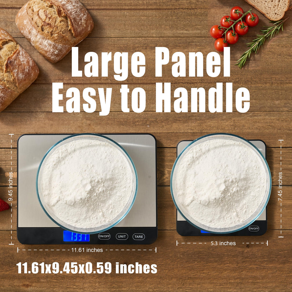 Ionsno Food Scale 44lb/20kg - #02 Silver / Large view 1