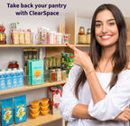 ClearSpace Pantry Organizers and Storage and Cabinet Organizer, – 4 Pack