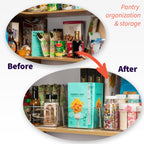 ClearSpace Pantry Organizers and Storage and Cabinet Organizer, – 4 Pack