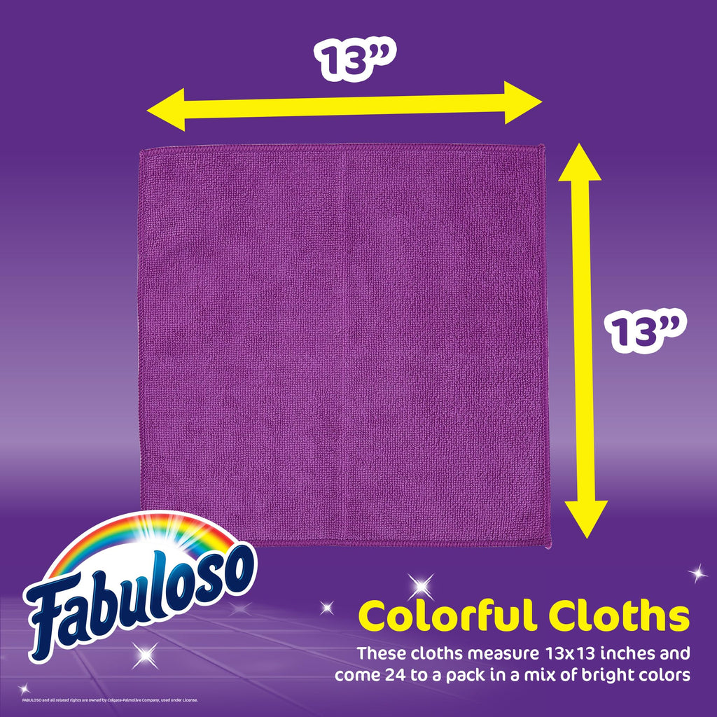 Fabuloso Microfiber Cleaning Cloths - 24 Count (Pack of 1) view 4