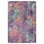 RELEANY Abstract Area Rug - Purple/Orange/Teal/Green/Red / 3' x 5' (Rectangular) view 7