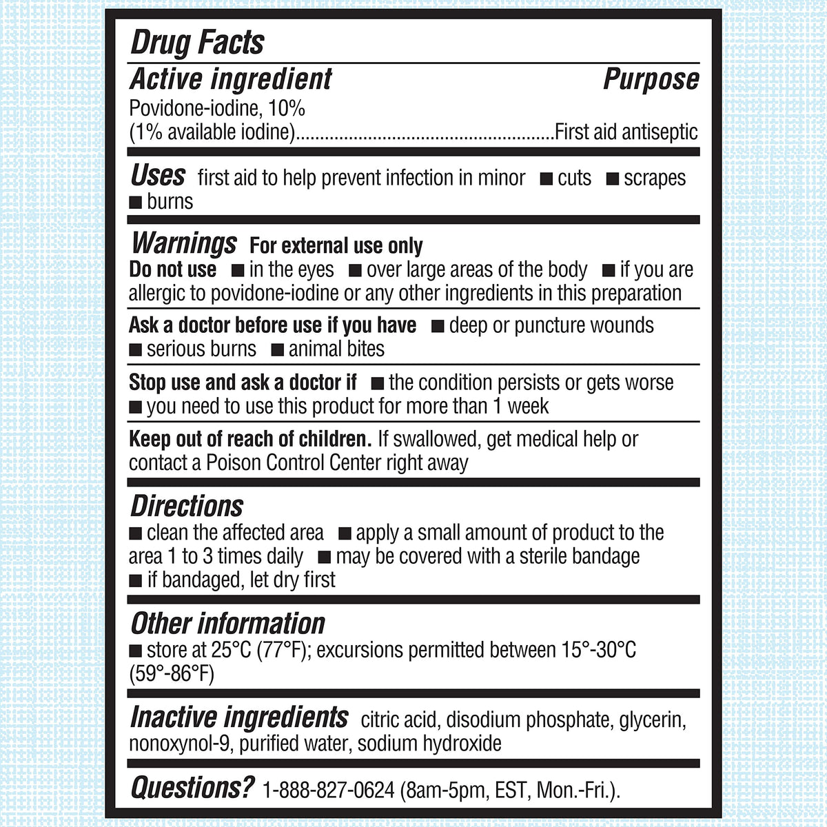 Betadine Antiseptic Povidone Iodine Solution 8 Fl Oz