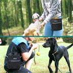 PetAmi Hands Free Dog Treat Pouch for Training and Walking - Black view 5