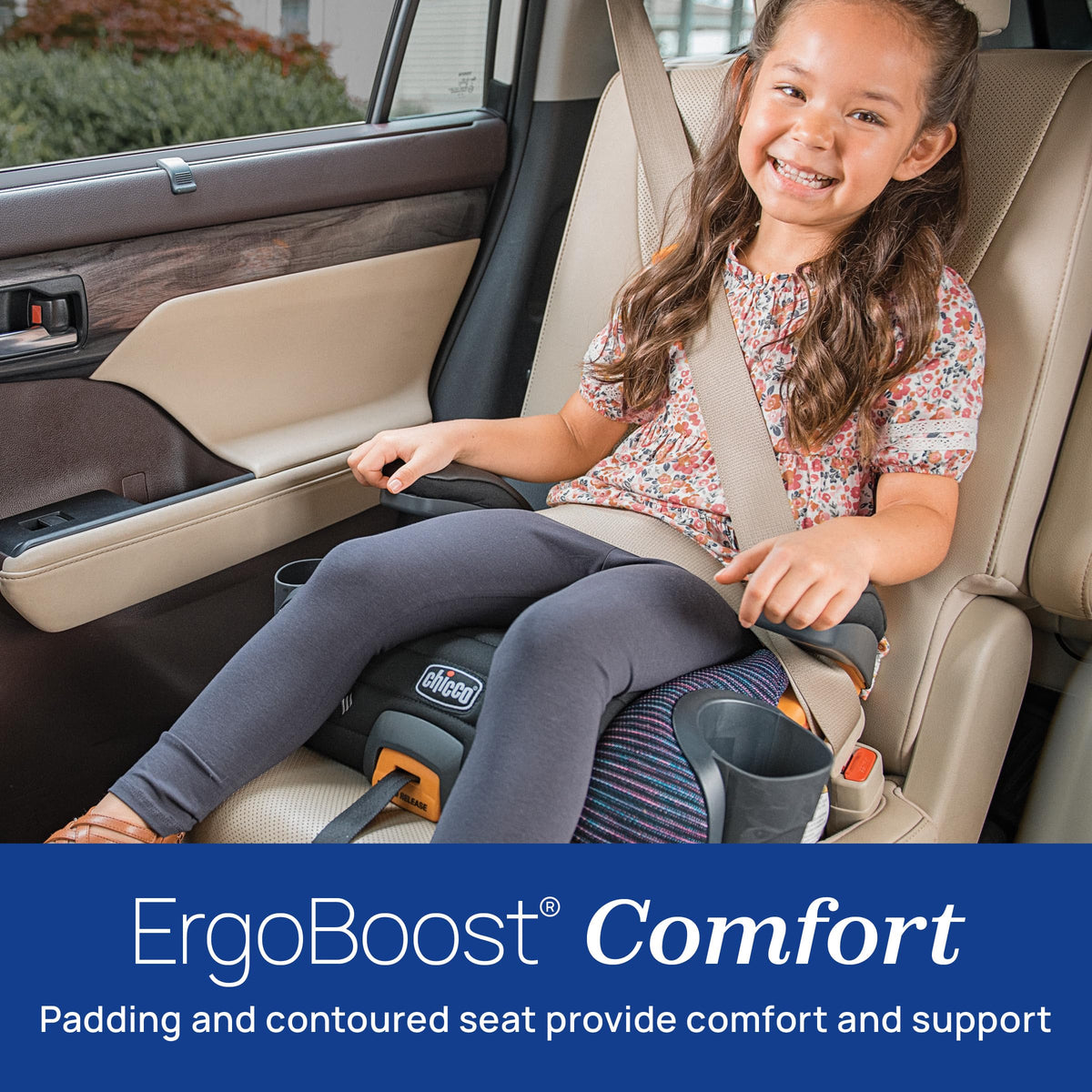Chicco GoFit ClearTex Plus Backless Booster Seat, Lower Anchor Attachment