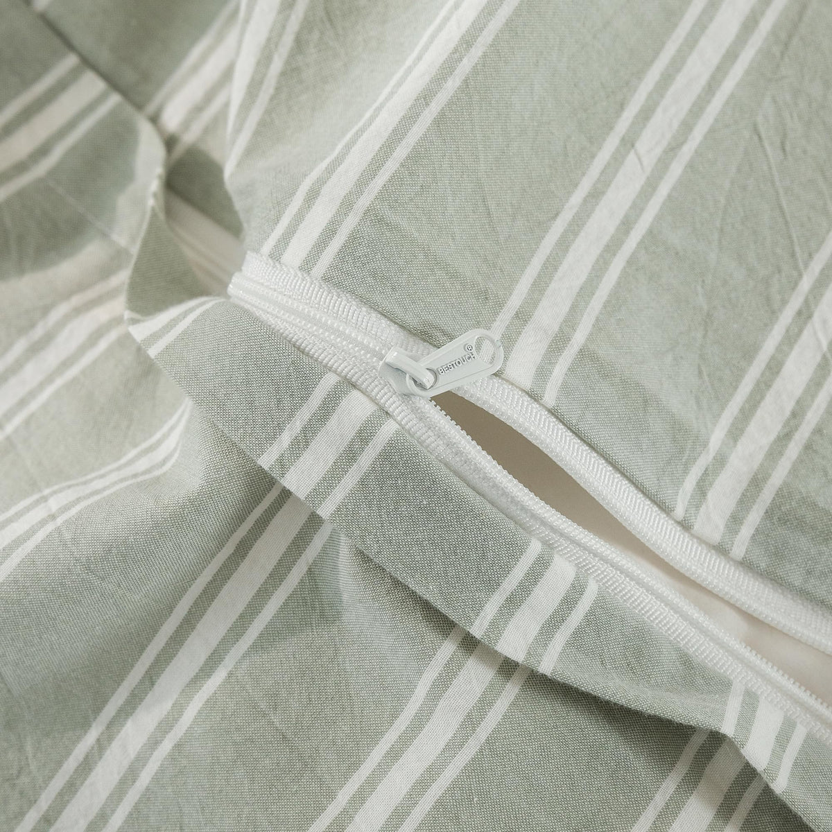 BESTOUCH Cotton Solid Duvet Cover Set - view 9
