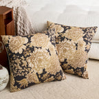 yeshttdy Floral Block Print Throw Pillow Covers, Set of 2 - view 16