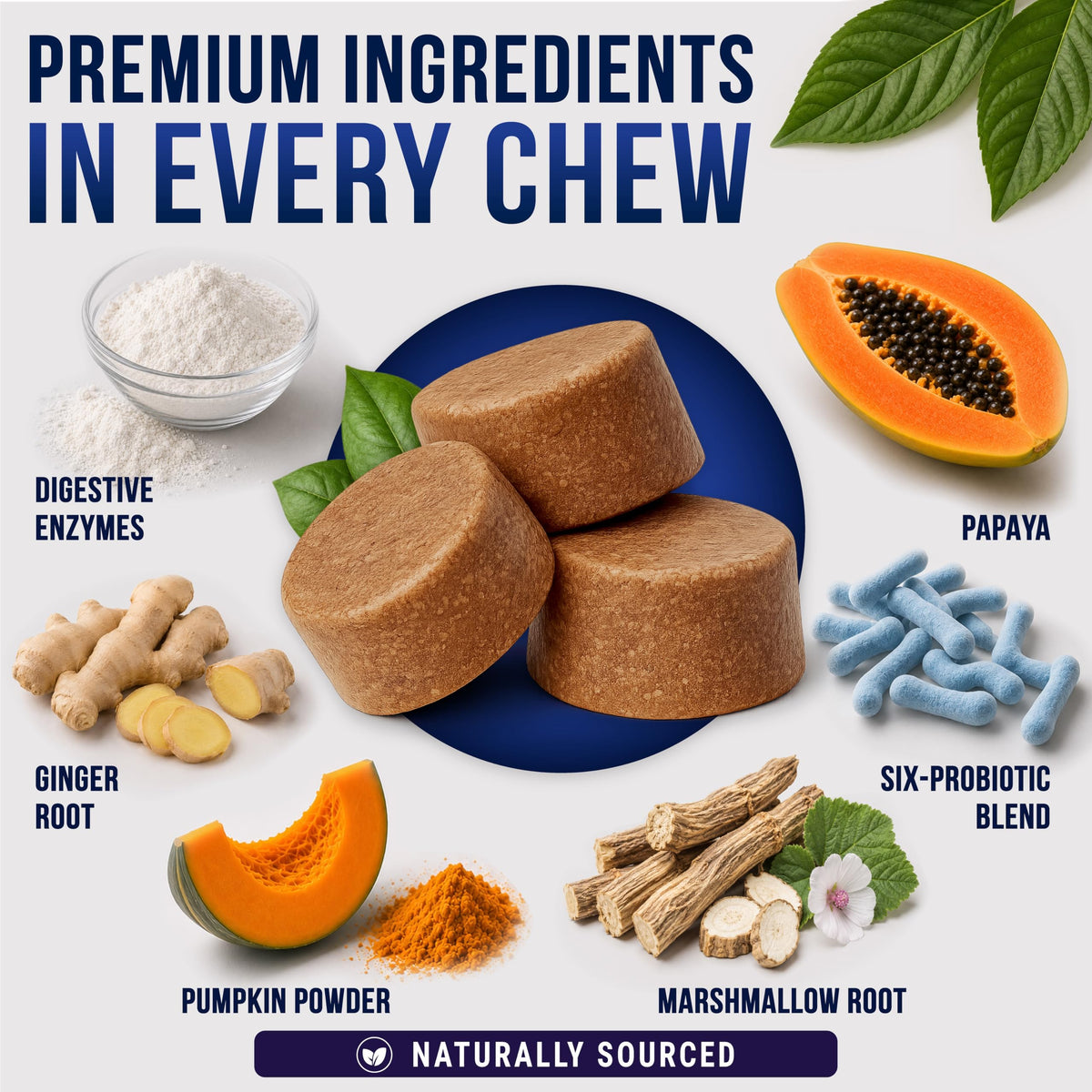 Vet Promise Probiotics for Dogs - Dog Probiotics with Digestive Enzymes, Soft Chews (PRBVP-70)