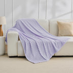 Bnuitland Light Purple Throw Blanket