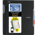 Five Star Advance Spiral Notebook + Study App - Black