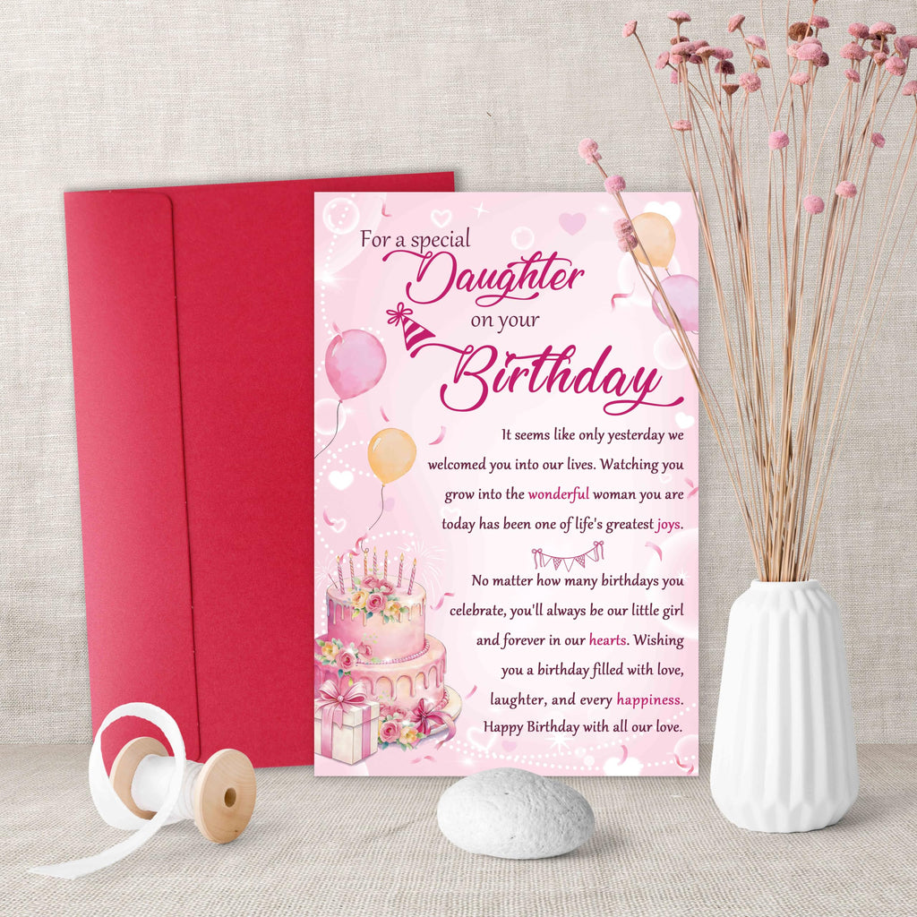 Nicavvi Birthday Card 99-102+151-156 - Special Daughter view 5