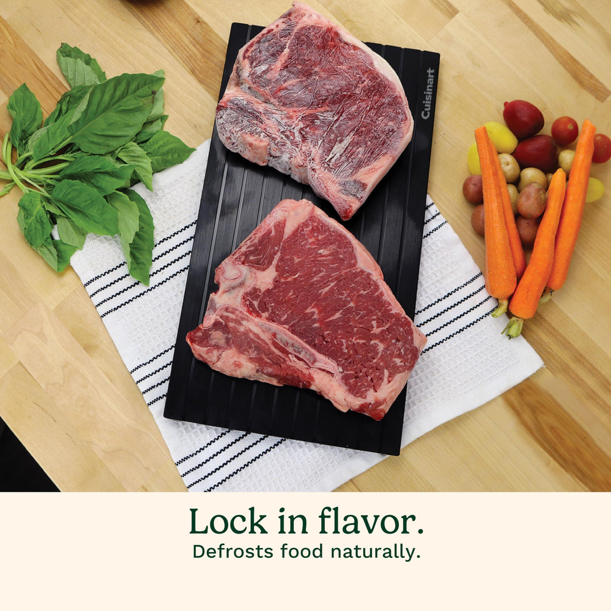 Cuisinart Defrosting Tray for Frozen Meat, Advanced Conductive Aluminum (additional view 3)