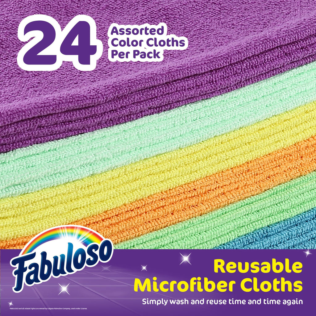 Fabuloso Microfiber Cleaning Cloths - 24 Count (Pack of 1) view 1