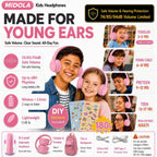 Kids Bluetooth Headphones Wireless - Pink view 1