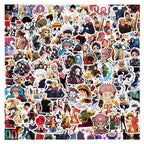 200Pcs Kids Manga Stickers Mixed Pack,Cartoon Characters Stickers Movie Decorative