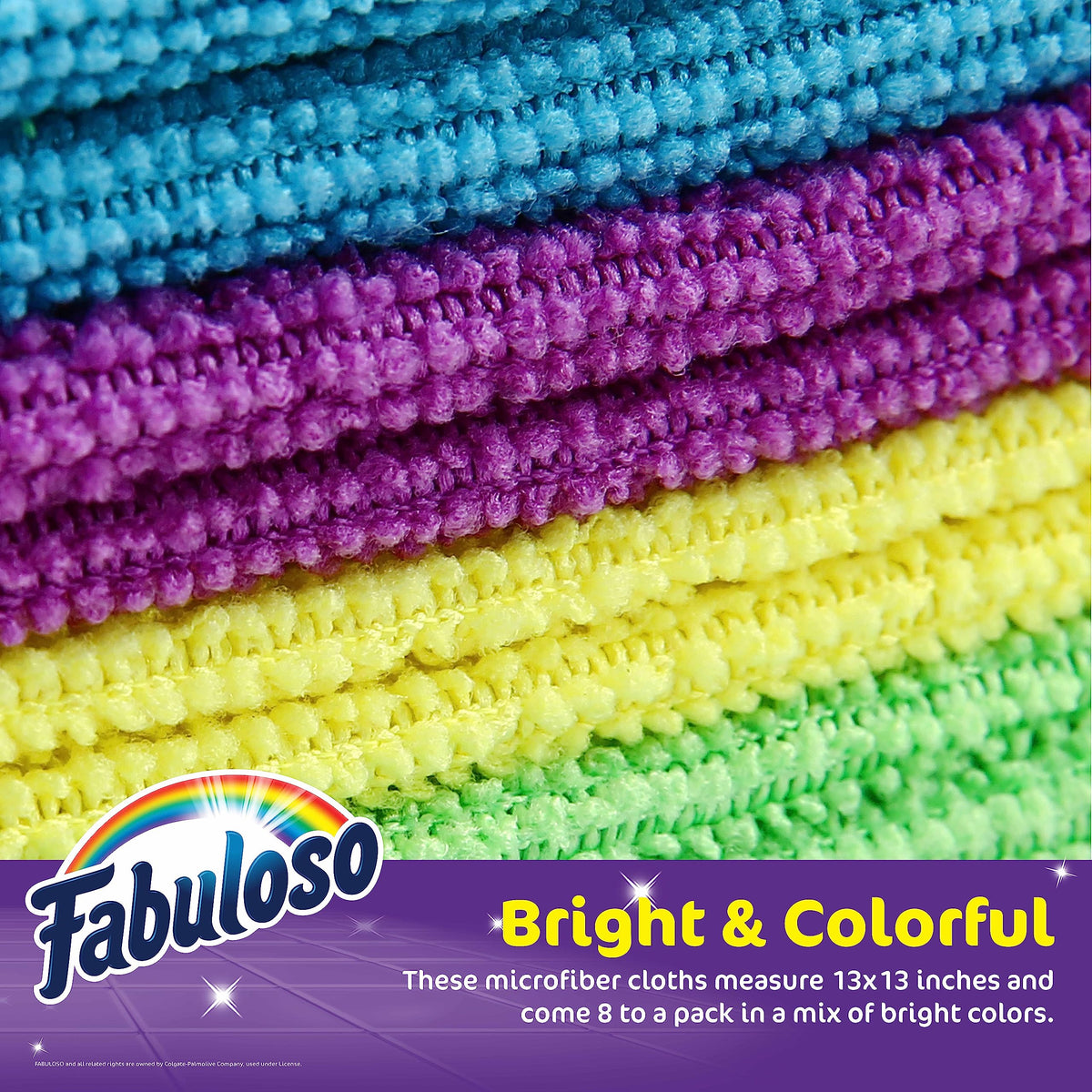 Fabuloso Microfiber Cleaning Cloths - 8 Count (Pack of 1) view 2